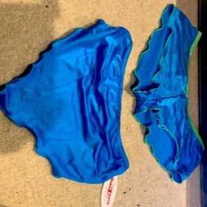 Body zone 2 piece micro booty shorts and handkerchief top new